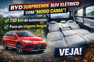 BYD SONG ULTRA EV SURPREENDE COM “MODO CAMA”, 710 KM DE AUTONOMIA E FOCO TOTAL EM VIAGENS LONGAS