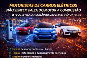 Carros Elétricos Conquistam Motoristas: Estudo Revela Satisfação Recorde e Baixa Saudade dos Motores a Combustão