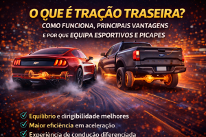 Tração Traseira em Detalhes: Como Funciona, Quais as Vantagens e Por Que Esse Sistema Ainda Equipa Esportivos e Picapes