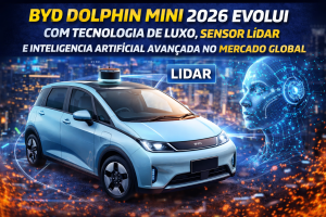 BYD DOLPHIN MINI 2026 EVOLUI COM TECNOLOGIA DE LUXO, SENSOR LiDAR E INTELIGÊNCIA ARTIFICIAL AVANÇADA NO MERCADO GLOBAL