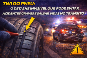 TWI do pneu: o detalhe invisível que pode evitar acidentes graves e salvar vidas no trânsito