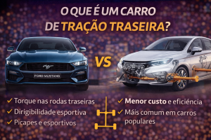 CARRO DE TRAÇÃO TRASEIRA: COMO FUNCIONA, VANTAGENS, DESVANTAGENS E DIFERENÇAS EM RELAÇÃO À TRAÇÃO DIANTEIRA E INTEGRAL