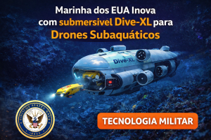 Marinha dos EUA Inova com submersível Dive-XL para Drones Subaquáticos
