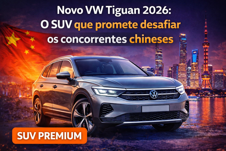 Novo VW Tiguan 2026: O SUV que promete desafiar os concorrentes chineses