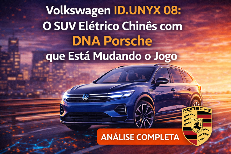 Volkswagen ID.UNYX 08: O SUV Elétrico Chines com DNA Porsche que Está Mudando o Jogo
