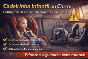 Cadeirinha Infantil no Carro: Onde Instalar, Como Usar Corretamente e Evitar Erros que Podem Colocar Crianças em Risco no Trânsito