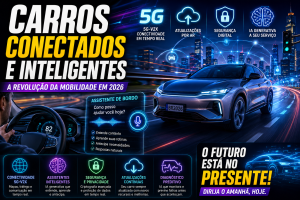 Tendência: Carros com Conectividade e Assistentes de Bordo em 2026