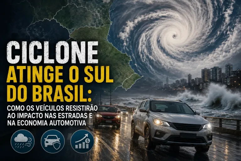 Ciclone Atinge o Sul do Brasil: Como os Veículos Resistirão ao Impacto nas Estradas e na Economia Automotiva