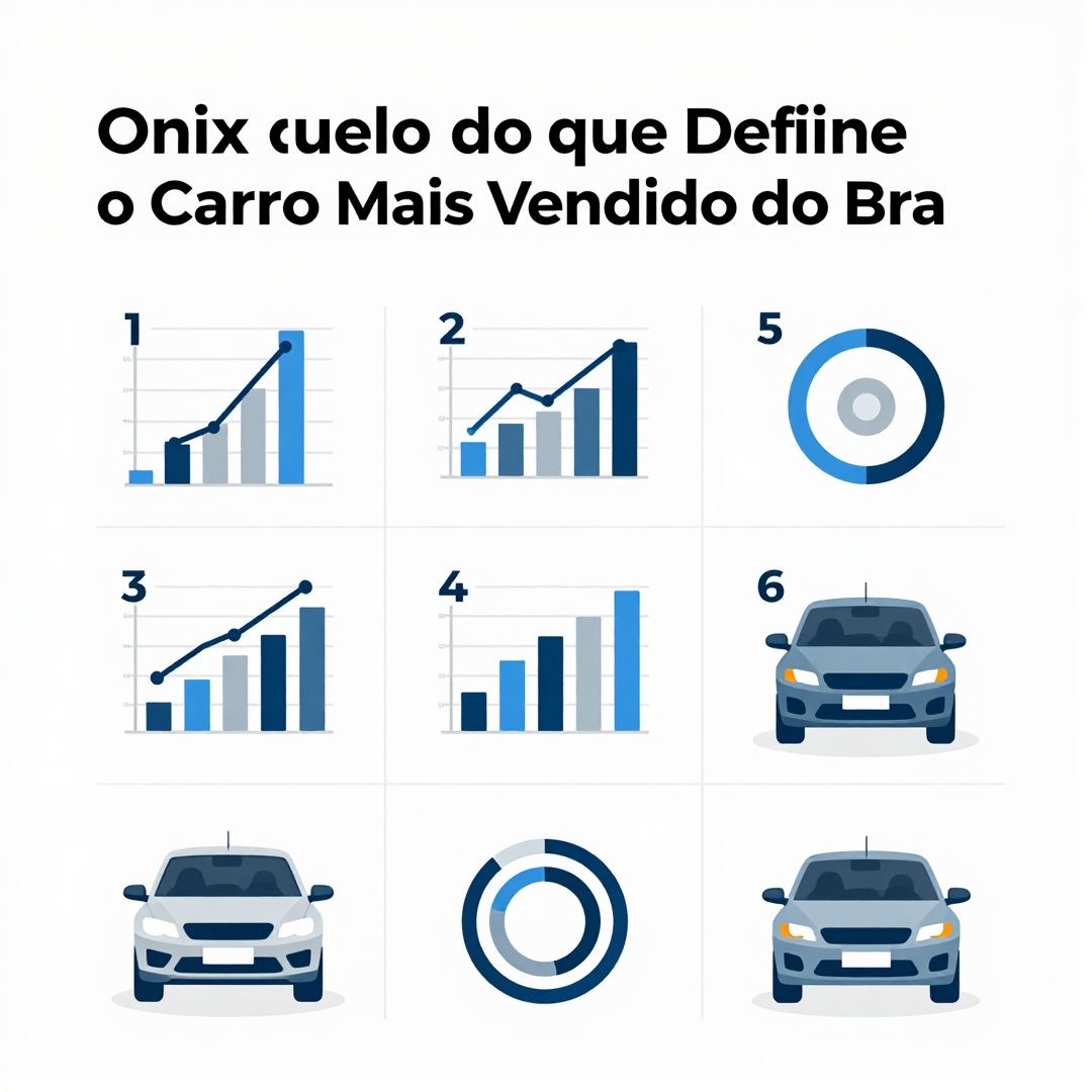 Infográfico - Onix ou Polo: O Duelo que Define o Carro Mais Vendido do Brasil