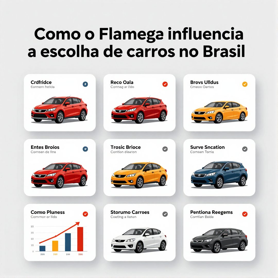 Infográfico - Como o Flamengo influencia a escolha de carros no Brasil: análise do #INTxFLA e patrocínios automotivos
