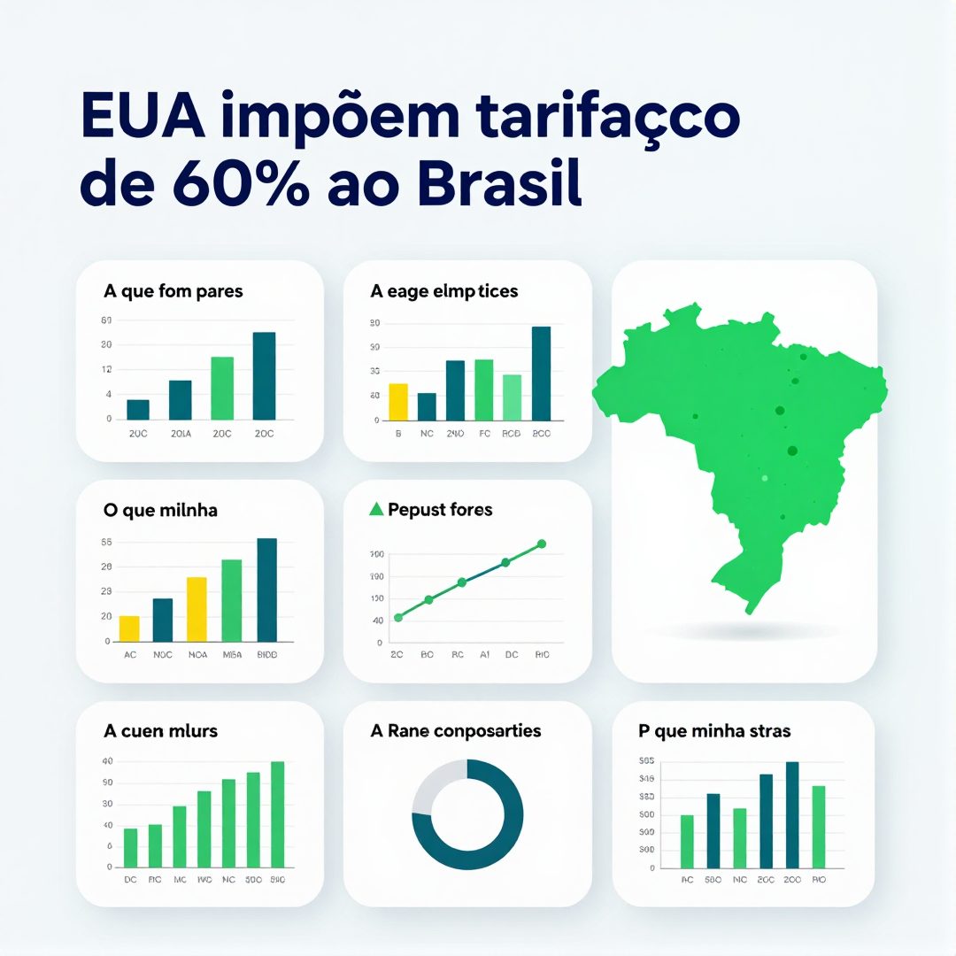 Infográfico - EUA impõem tarifaço de 60% ao Brasil: o que muda para o mercado automotivo nacional