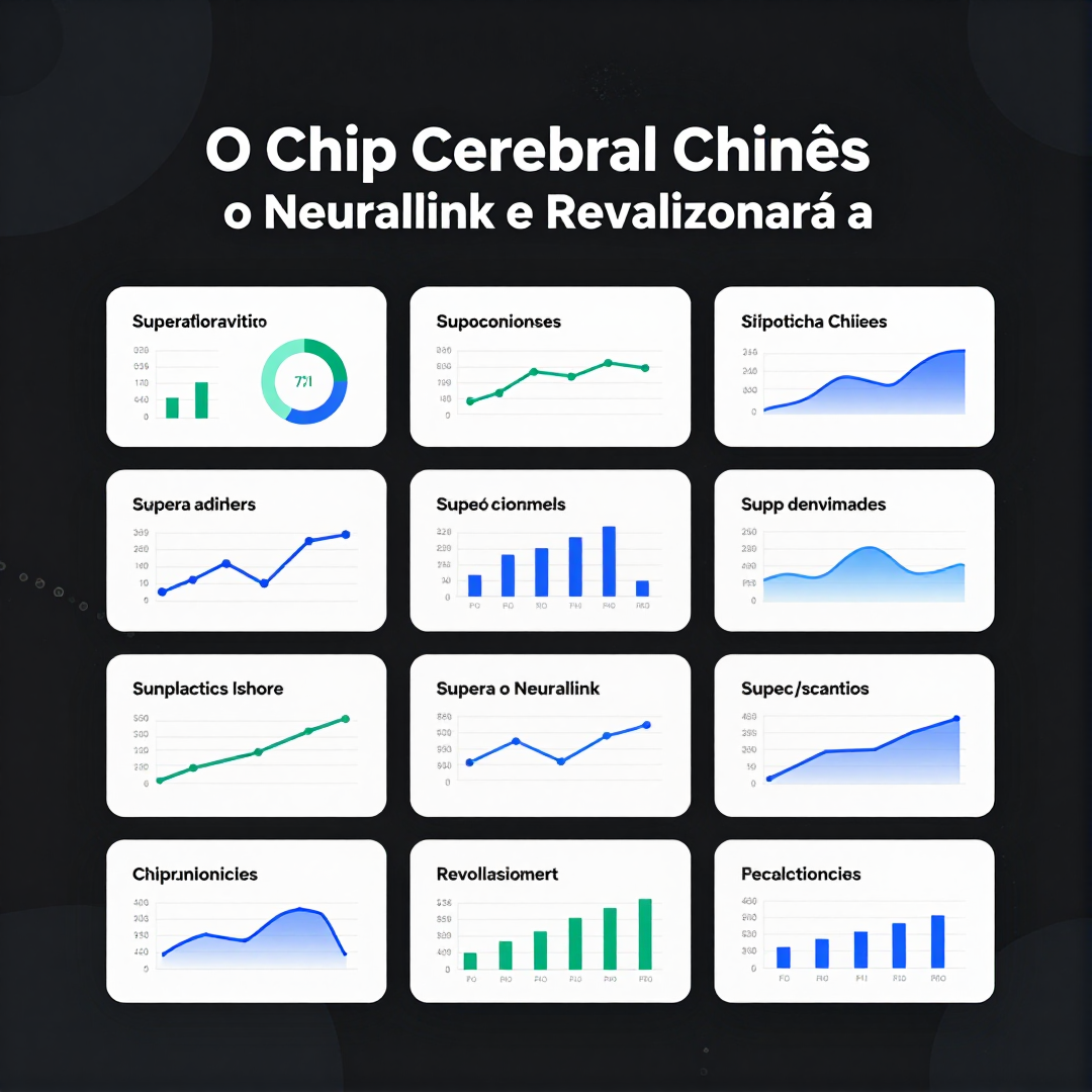 Infográfico - O Chip Cerebral Chinês Supera o Neuralink e Revolucionará a Corrida F1 e os Carros Autônomos