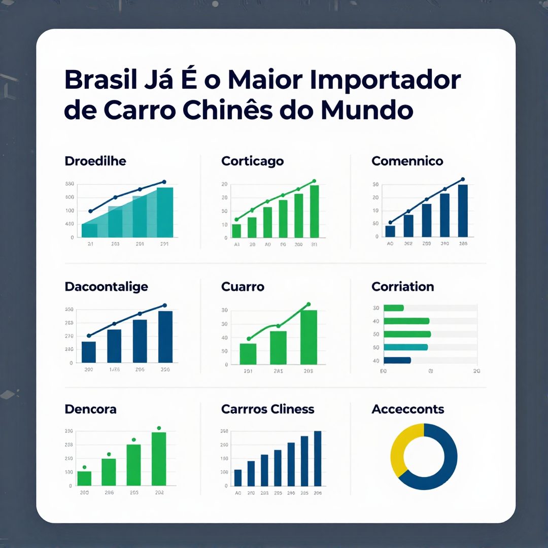 Infográfico - Brasil Já É o Maior Importador de Carro Chinês do Mundo: Análise dos Modelos e Comparativo Técnico