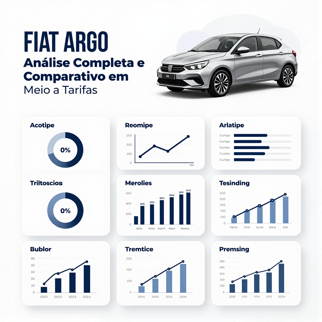 Infográfico - Fiat Argo: Análise Completa e Comparativo em Meio a Tarifas Inflacionárias