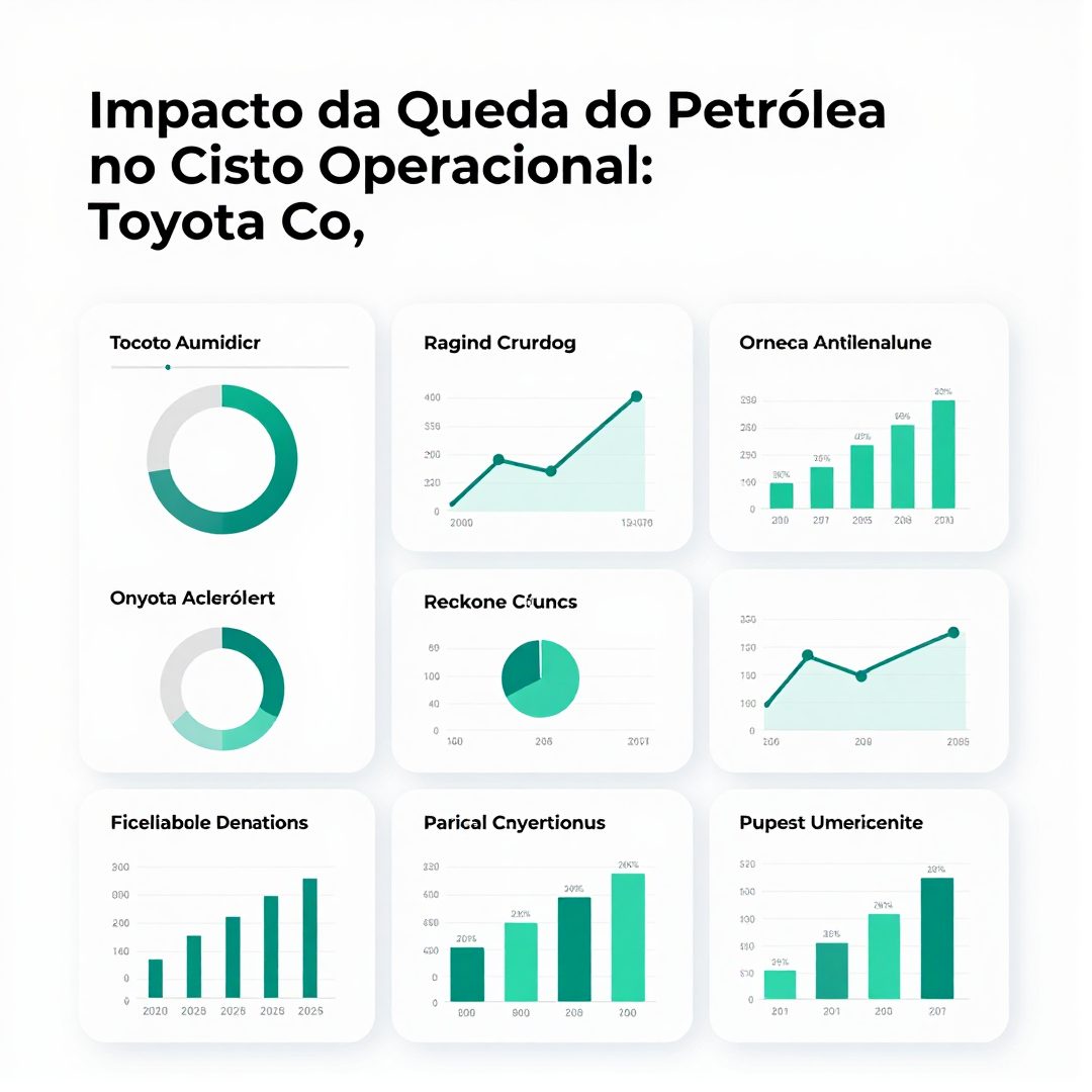 Infográfico - Impacto da Queda do Petróleo no Custo Operacional: Toyota Corolla Contra Honda Civic