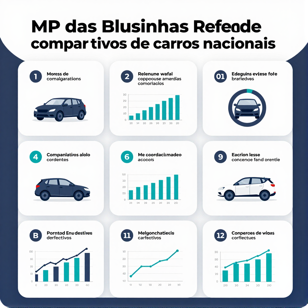 Infográfico - MP das Blusinhas redefine comparativos de carros nacionais e importados no Brasil