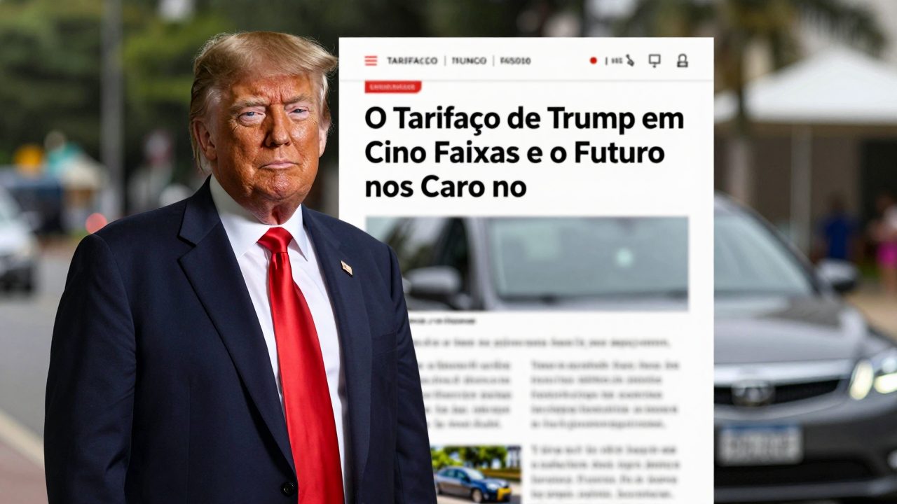 O Tarifaço de Trump em Cinco Faixas e o Futuro dos Carros no Brasil