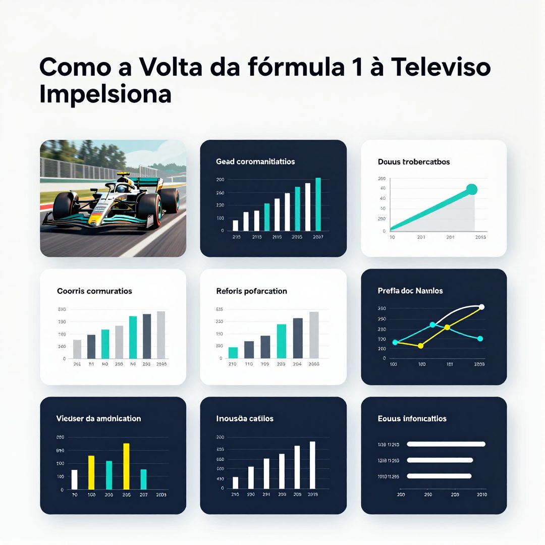 Infográfico - #F1naGlobo: Como a Volta da Fórmula 1 à Televisão Impulsiona o Mercado de Carros Híbridos e Esportivos no Brasil