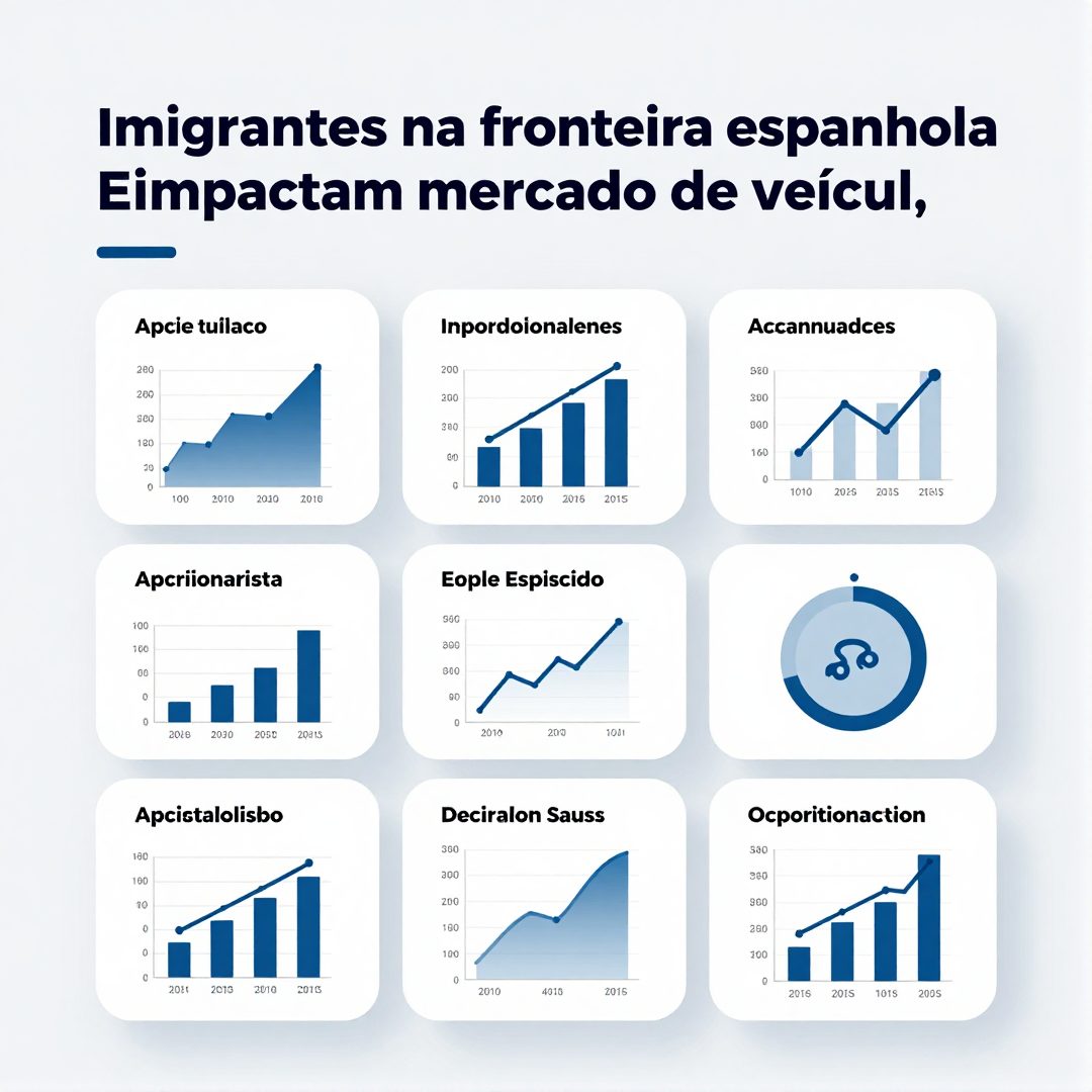 Infográfico - Imigrantes na fronteira espanhola impactam mercado de veículos usados no país