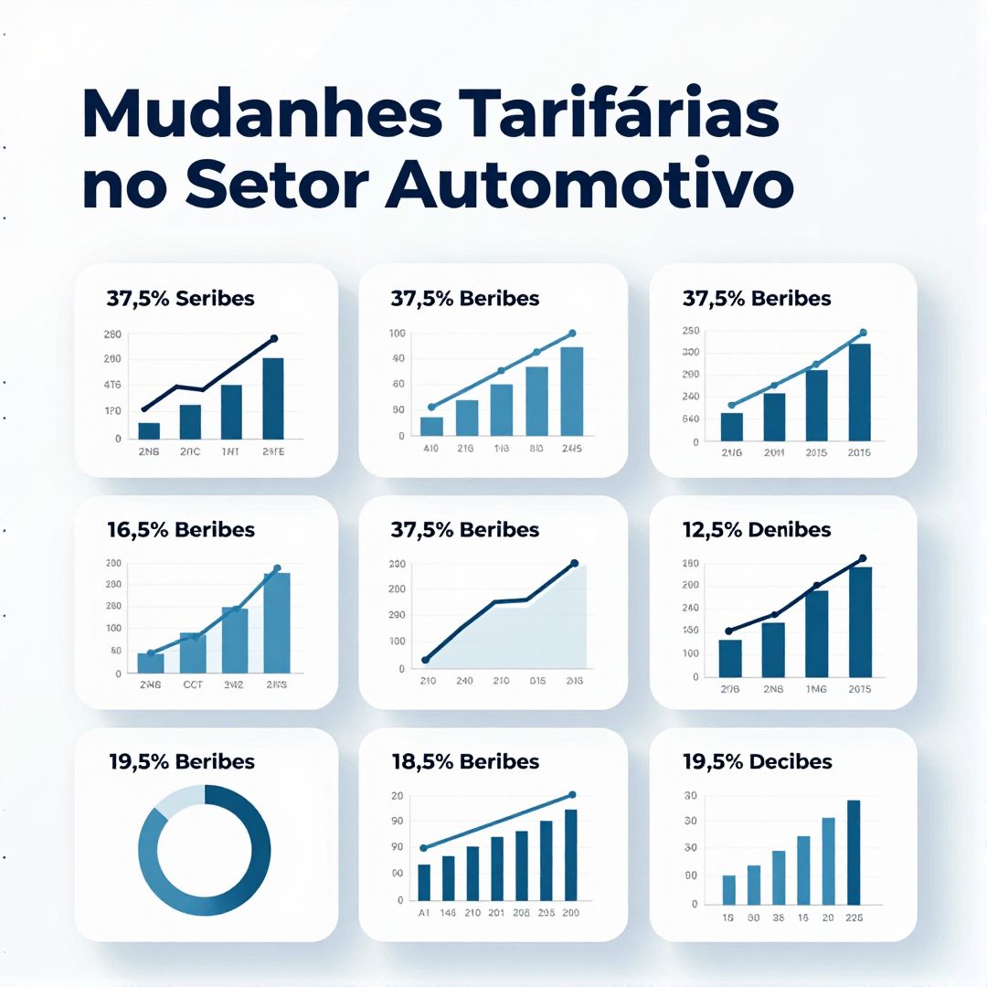Infográfico - Mudanças Tarifárias no Setor Automotivo (37,5% para 16,5%): Comparativo de Modelos e Impacto na Soberania Industrial