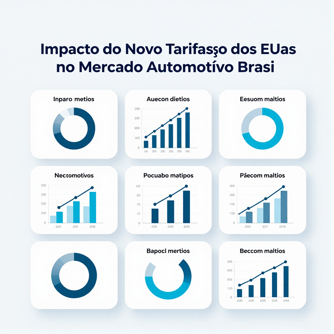 Infográfico - Impacto do Novo Tarifaço dos EUA no Mercado Automotivo Brasileiro: Como o Governo Contorna a Medida e o Que Esperar para