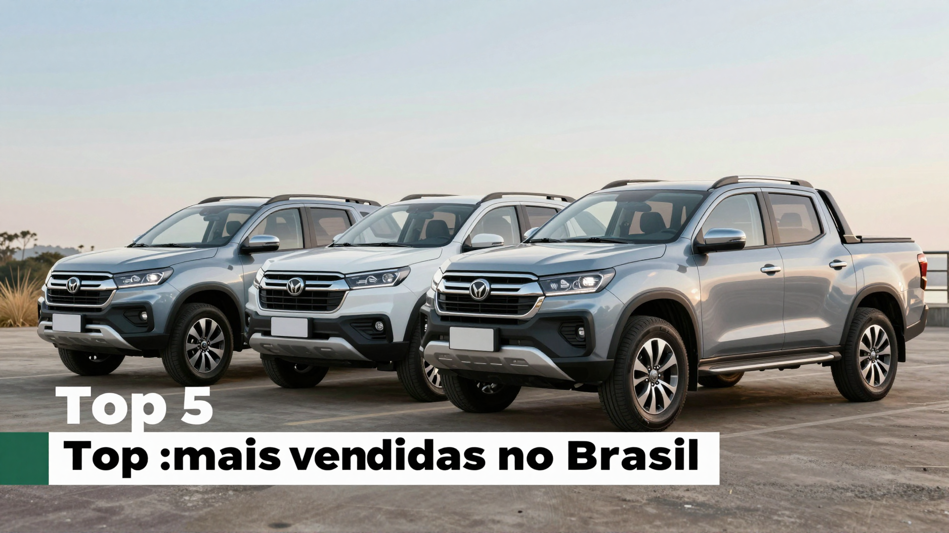 Top 5 picapes mais vendidas no Brasil e por que dominam o mercado
