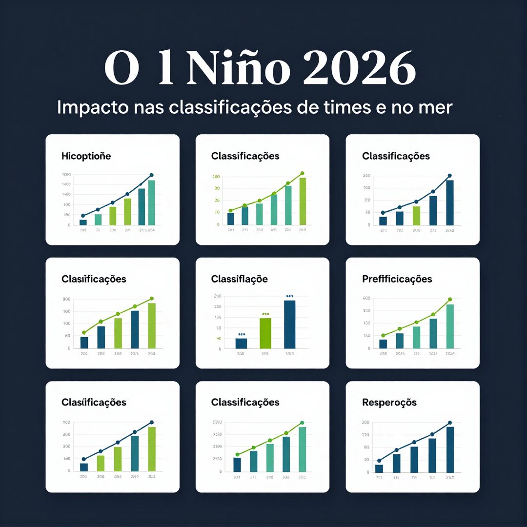Infográfico - O El Niño 2026: impacto nas classificações de times e no mercado automotivo elétrico brasileiro