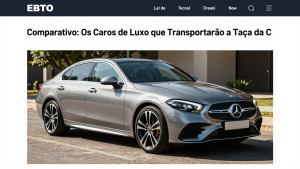 Comparativo: Os Carros de Luxo que Transportarão a Taça da Copa em Baú Louis Vuitton ao Estádio