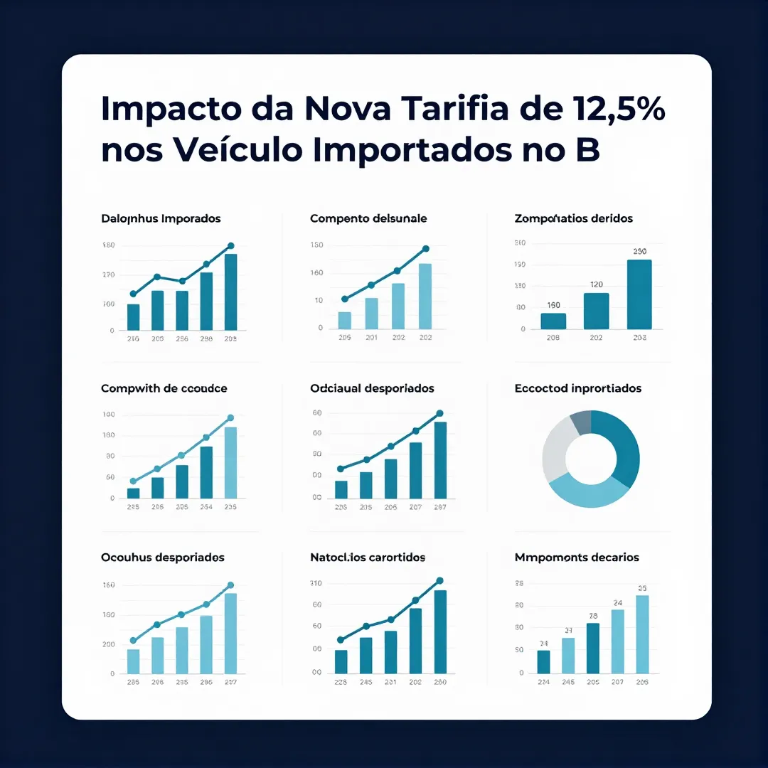 Infográfico - Impacto da Nova Tarifa de 12,5% nos Veículos Importados no Brasil: Guia Completo para o Comprador
