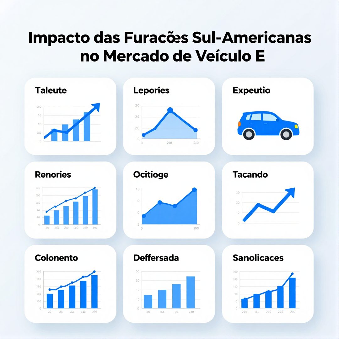 Infográfico - Impacto das Furacões Sul-Americanas no Mercado de Veículos Elétricos no Brasil: Análise Comparativa