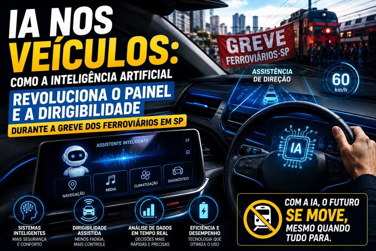 IA nos Veículos: Como a Inteligência Artificial Revoluciona o Painel e a Dirigibilidade Durante a Greve dos Ferroviários em SP