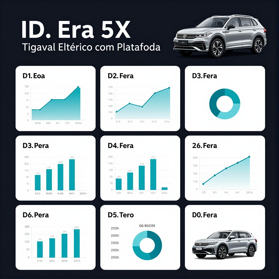 Infográfico - Novo Volkswagen ID. Era 5X: O Tiguan Elétrico com Plataforma Chinesa que Muda o Jogo