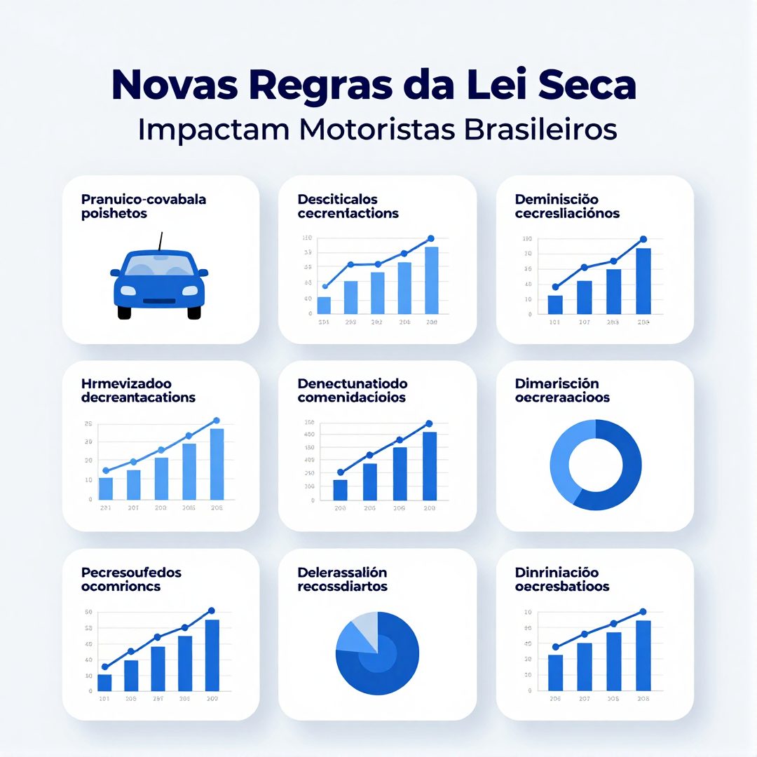 Infográfico - Novas Regras da Lei Seca Impactam Motoristas Brasileiros com Mudanças no Teste do Bafômetro e no Famoso Bombom de Licor