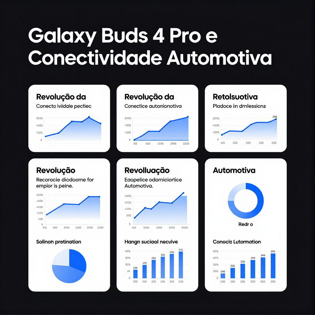 Infográfico - Galaxy Buds 4 Pro e a Revolução da Conectividade Automotiva: Como o Modo Aparelho Auditivo Transforma os Veículos Modern