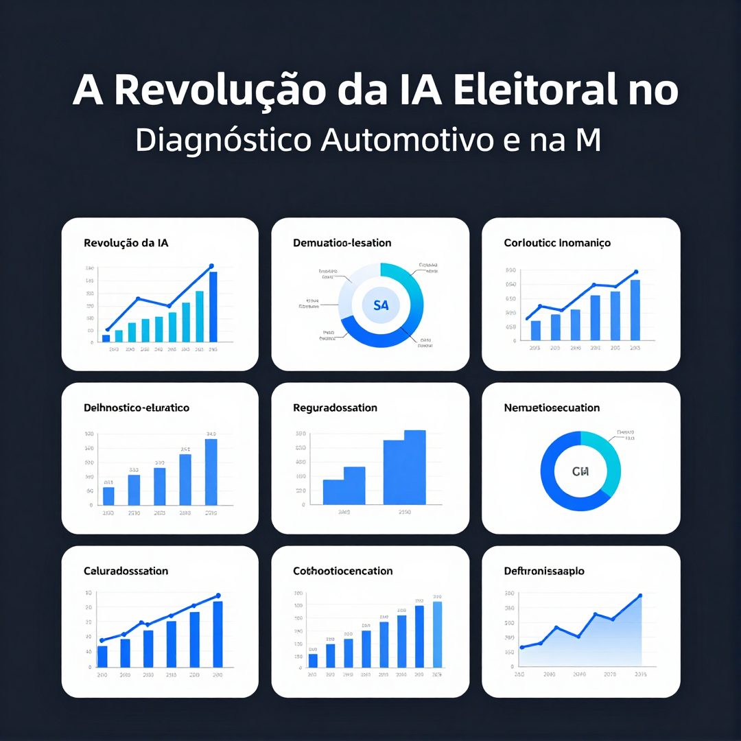 Infográfico - A Revolução da IA Eleitoral no Diagnóstico Automotivo e na Manutenção Preditiva