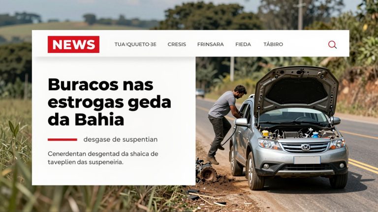 Buracos nas estradas da Bahia aceleram desgaste de suspensão e pneus em veículos de passeio