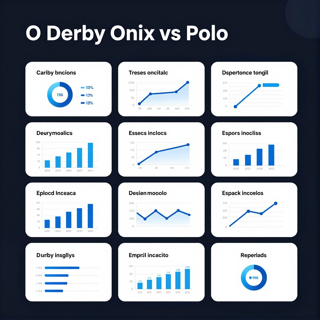 Infográfico - O Derby Onix vs Polo: análise completa de dois gigantes compactos no mercado brasileiro