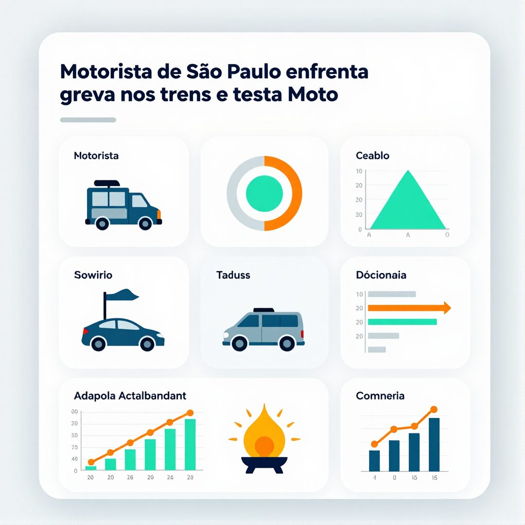 Infográfico - Motorista de São Paulo enfrenta greve nos trens e testa Motorola Edge 70 Pro e Razr 70 no dia a dia ao volante
