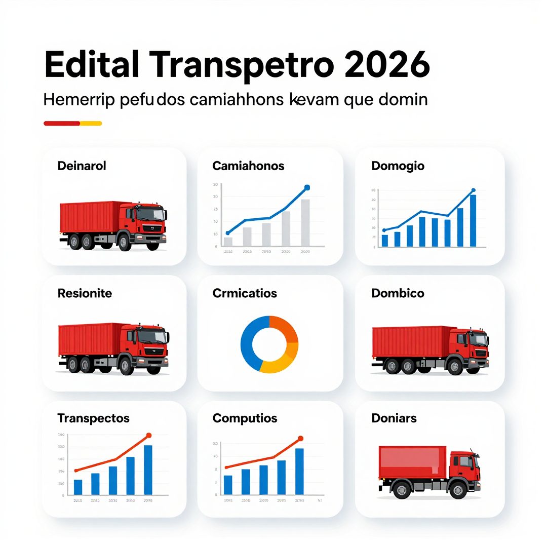 Infográfico - Edital Transpetro 2026 define perfil dos caminhões que dominarão o abastecimento de combustíveis no Brasil