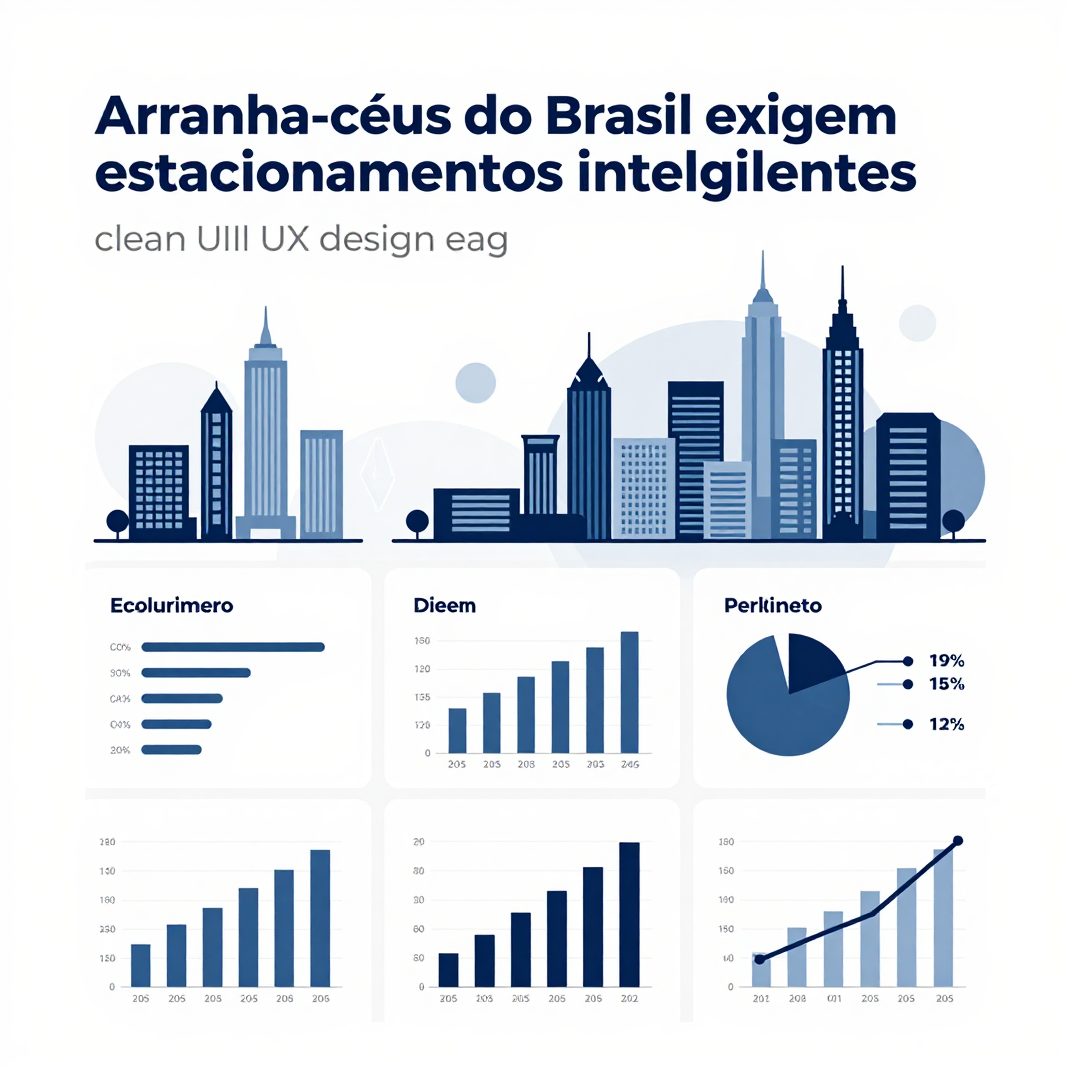Infográfico - Arranha-céus do Brasil exigem estacionamentos inteligentes e infraestrutura dedicada para veículos híbridos
