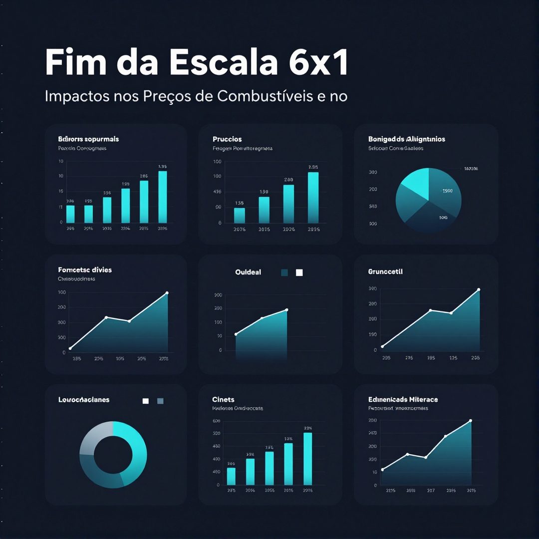 Infográfico - Fim da Escala 6x1: Impactos nos Preços de Combustíveis e no Planejamento de Viagens de Carro