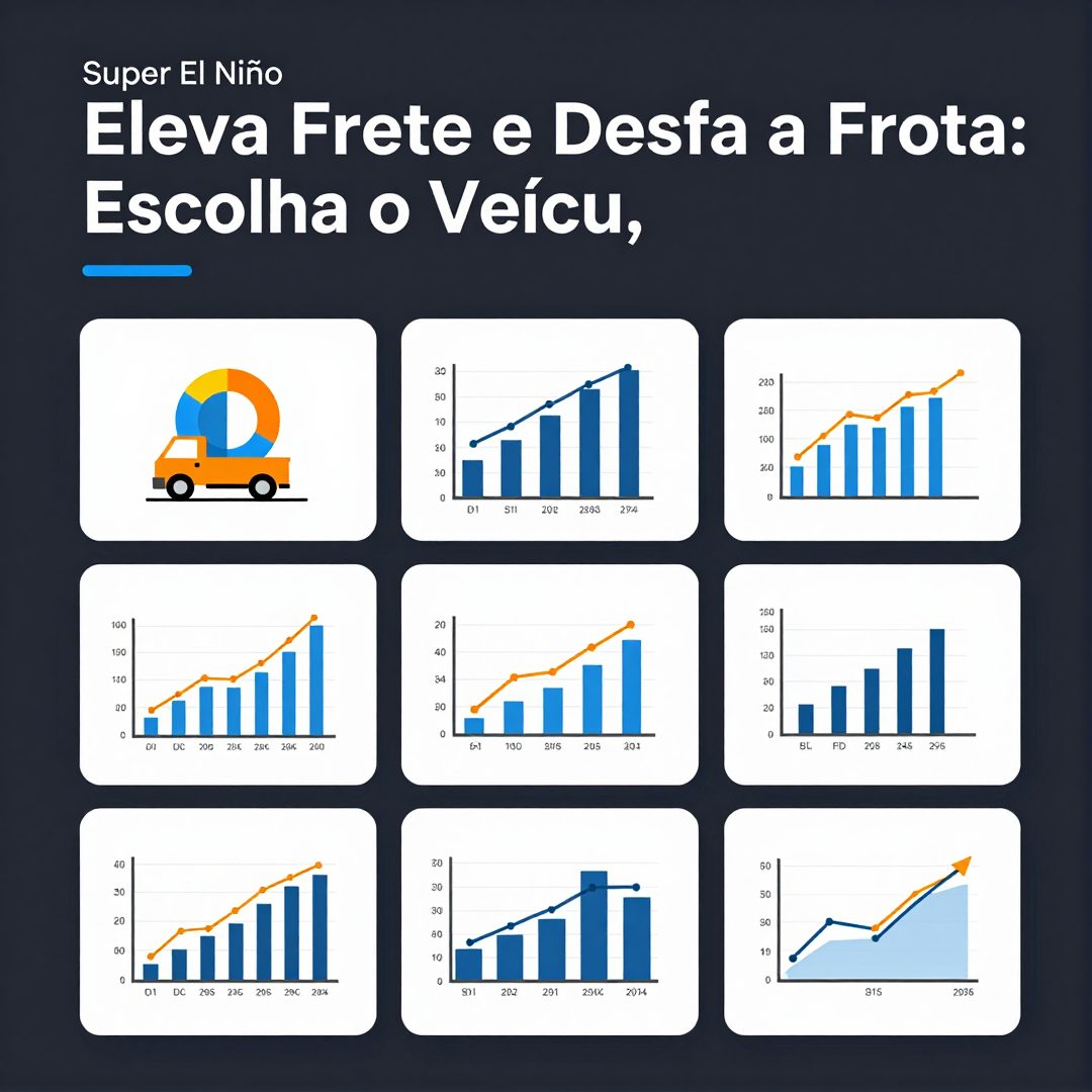 Infográfico - Super El Niño Eleva Frete e Desafia a Frota: Escolha o Veículo Ideal para Logística