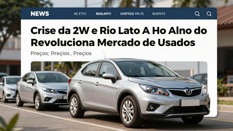 Crise da 2W e Rio Alto Revoluciona Mercado de Usados: Preços Caem e Oportunidades Surgem