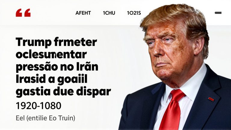 Trump promete aumentar pressão no Irã e gasolina deve disparar custo do motor flex