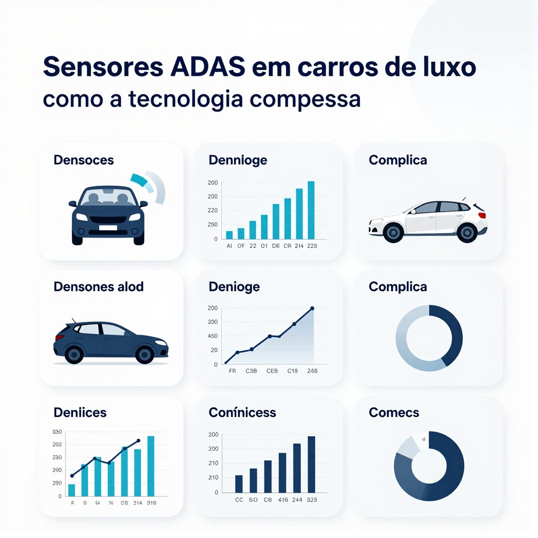 Infográfico - Sensores ADAS em carros de luxo: como a tecnologia compensa velocidade e embriaguez nas vias paulistas