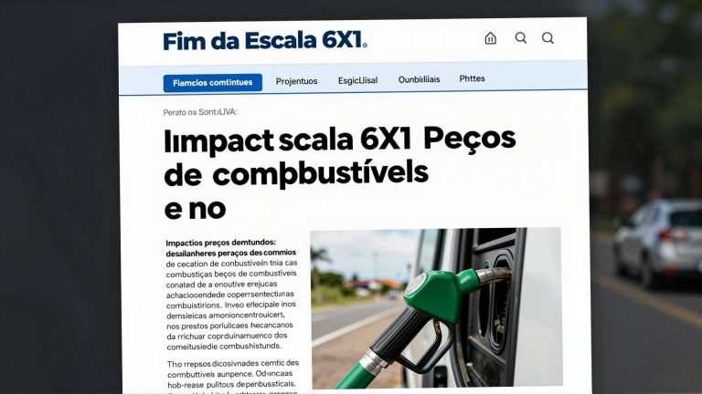 Fim da Escala 6×1: Impactos nos Preços de Combustíveis e no Planejamento de Viagens de Carro