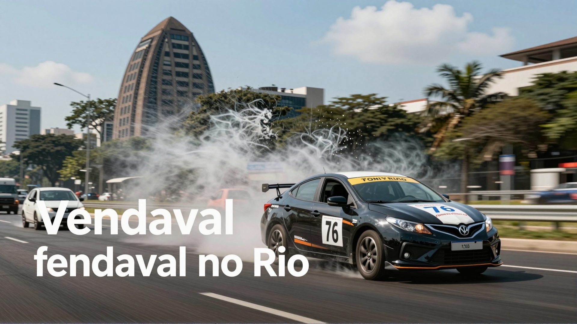 Vendaval no Rio: como rajadas de 76 km/h afetam a aerodinâmica e o consumo dos carros nas rodovias
