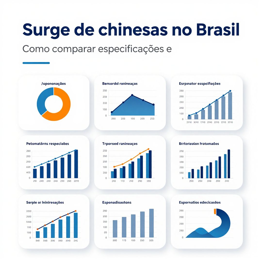 Infográfico - Surge de chinesas no Brasil: como comparar especificações e garantias com sabedoria