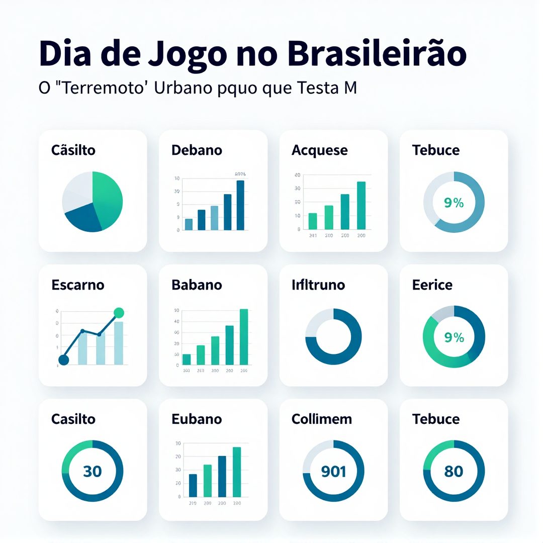 Infográfico - Dia de Jogo no Brasileirão: O 'Terremoto' Urbano que Testa Motor e Suspensão dos Veículos