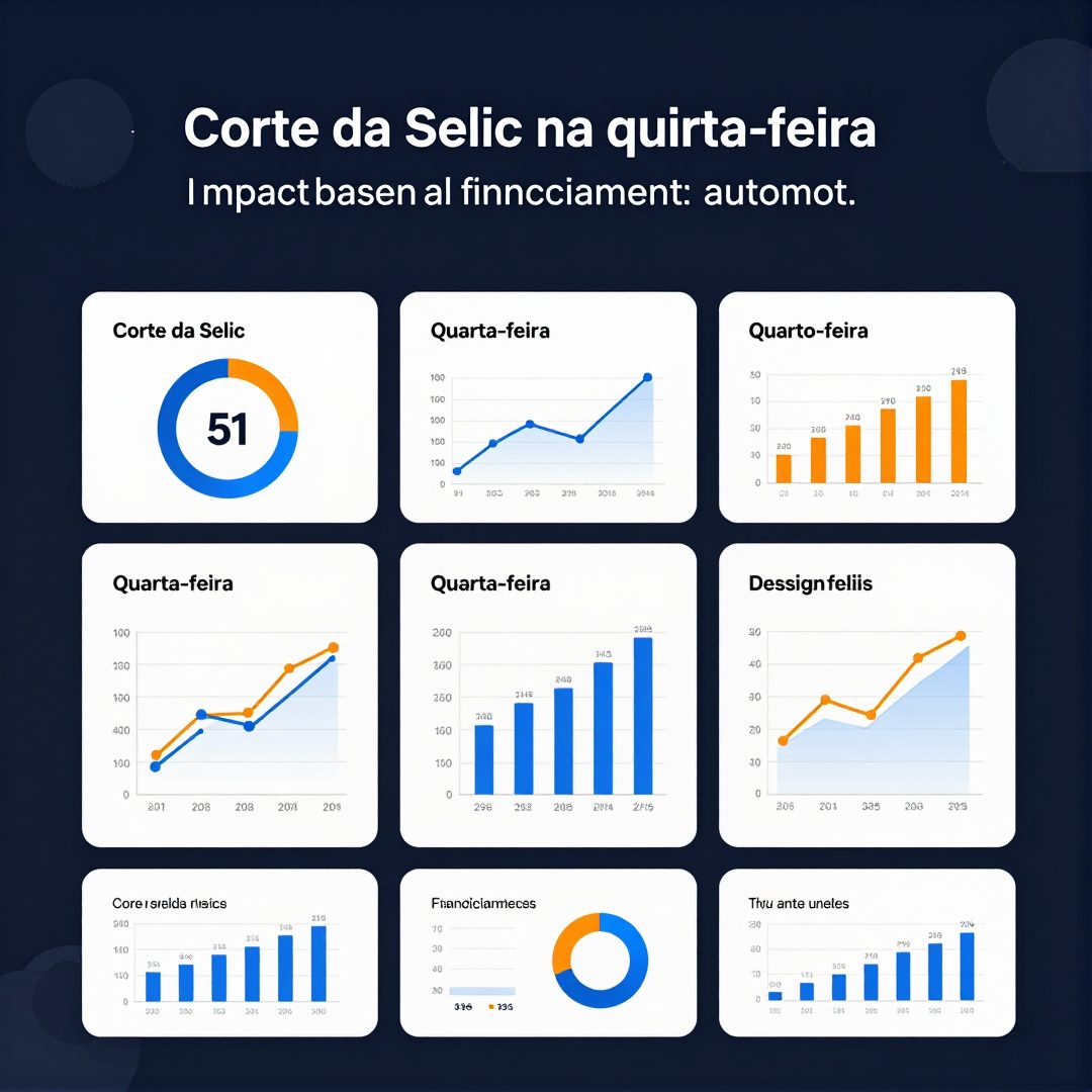 Infográfico - Corte da Selic na quarta-feira impacta financiamento automotivo e redefine estratégias das concessionárias brasileiras